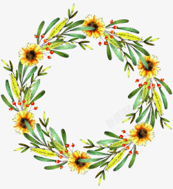 明黄花环高清图片