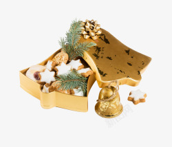 圣诞节铃铛礼物盒素材