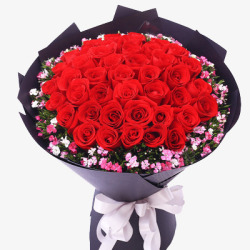 玫瑰花花束礼物红色素材