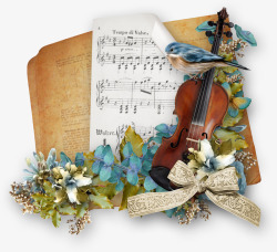 小提琴乐谱素材