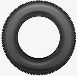 密集项圈黑色轮胎矢量图素材