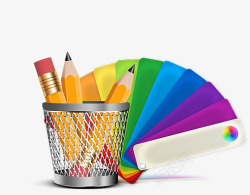 卡通学习用具素材