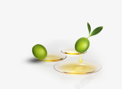 橄榄果橄榄油装饰素材