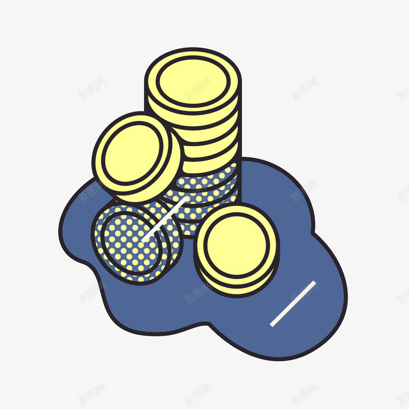 金币简笔卡通绘画png免抠素材_88icon https://88icon.com 卡通 绘画 金币 金币简笔画 钱币