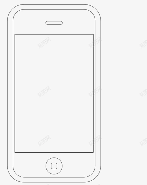 苹果手机边框png免抠素材_88icon https://88icon.com 手机 苹果 设计 边框
