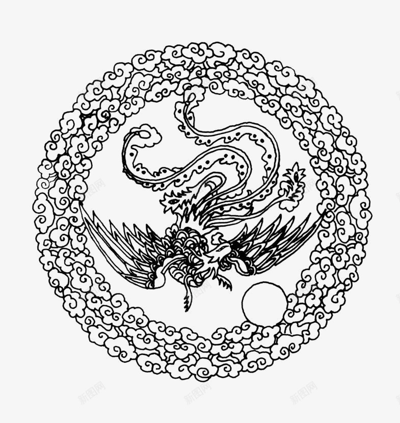 底纹卡通素描中国风祥云花环png免抠素材_88icon https://88icon.com 中国风 底纹卡通 底纹素描 手绘 祥云 祥云图片素材 祥云素材 素描 花环