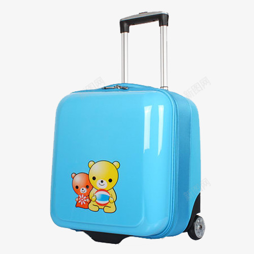 儿童可爱拉杆箱png免抠素材_88icon https://88icon.com 产品实物 儿童行李箱 可爱 拉杆箱 旅行箱