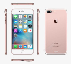 粉色苹果7手机素材