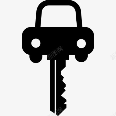 汽车钥匙搭扣车钥匙图标图标