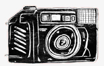 黑白卡相机卡片机高清图片