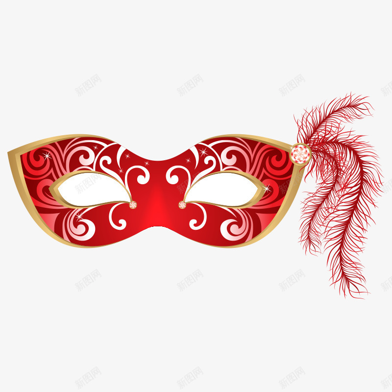 面具假面具png免抠素材_88icon https://88icon.com 假面具 狂欢 红色 舞会 面具 面具文化