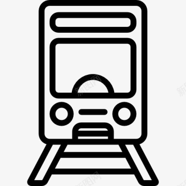 地铁和公交地铁图标图标