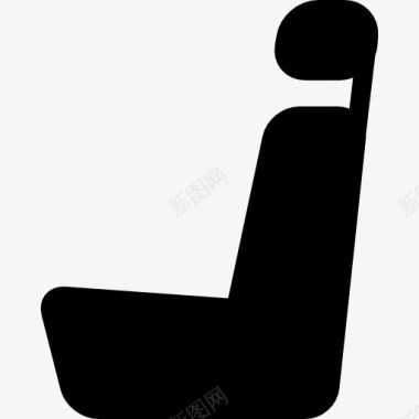 座椅汽车座椅图标图标