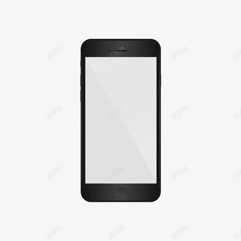 黑灰色的智能手机模型png免抠素材_88icon https://88icon.com 手机模型 智能手机 模型 灰色 黑色