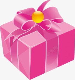 粉红色盒子礼物高清图片
