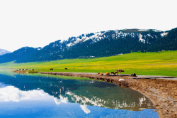 新疆赛里木湖旅游景点赛里木湖风景高清图片