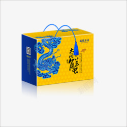 宁波海鲜特产大闸蟹礼盒高清图片