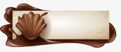 巧克力装饰图矢量图素材