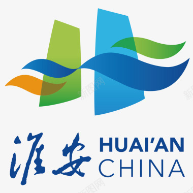 旅游淮安logo矢量图图标图标