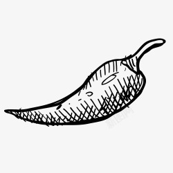 铅笔画果蔬蔬菜速写黑白素材
