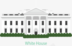 美国旅游白宫海报素材