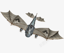 蝙蝠型特色飞机模型素材
