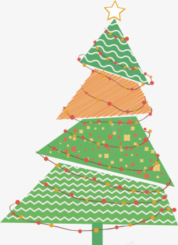 圣诞许愿树矢量图素材