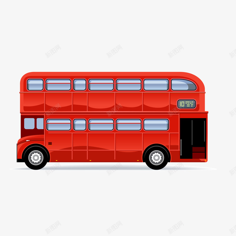 卡通红色的巴士矢量图ai免抠素材_88icon https://88icon.com 卡通 巴士设计 汽车设计 红色 车辆设计 矢量图