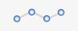 四分子8球棍模型素材