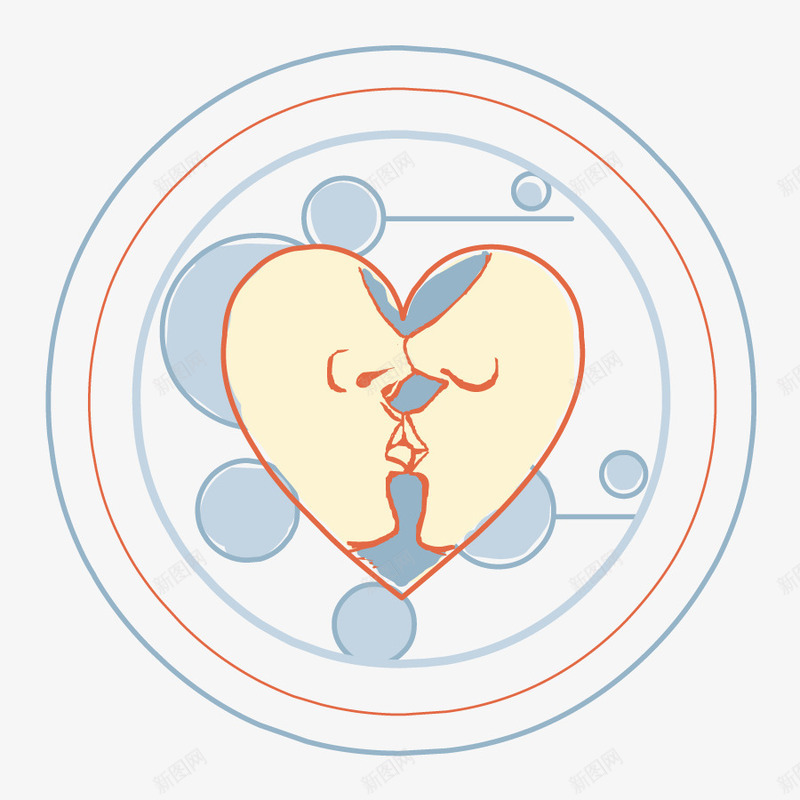 亲嘴人物矢量图eps免抠素材_88icon https://88icon.com 形状 手绘 模型 爱情 线条 矢量图
