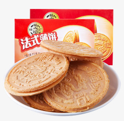 徐福记法式薄饼礼盒素材