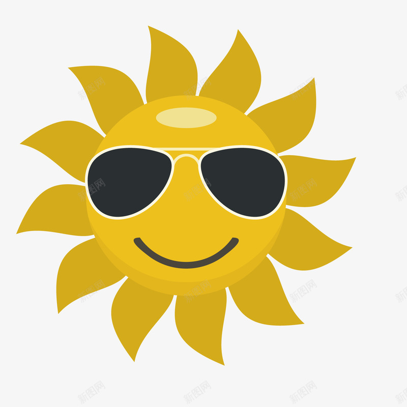 黄色圆弧太阳元素矢量图ai免抠素材_88icon https://88icon.com 光芒 创意 卡通 圆圈 圆弧 太阳 插画 质感 黄色 矢量图