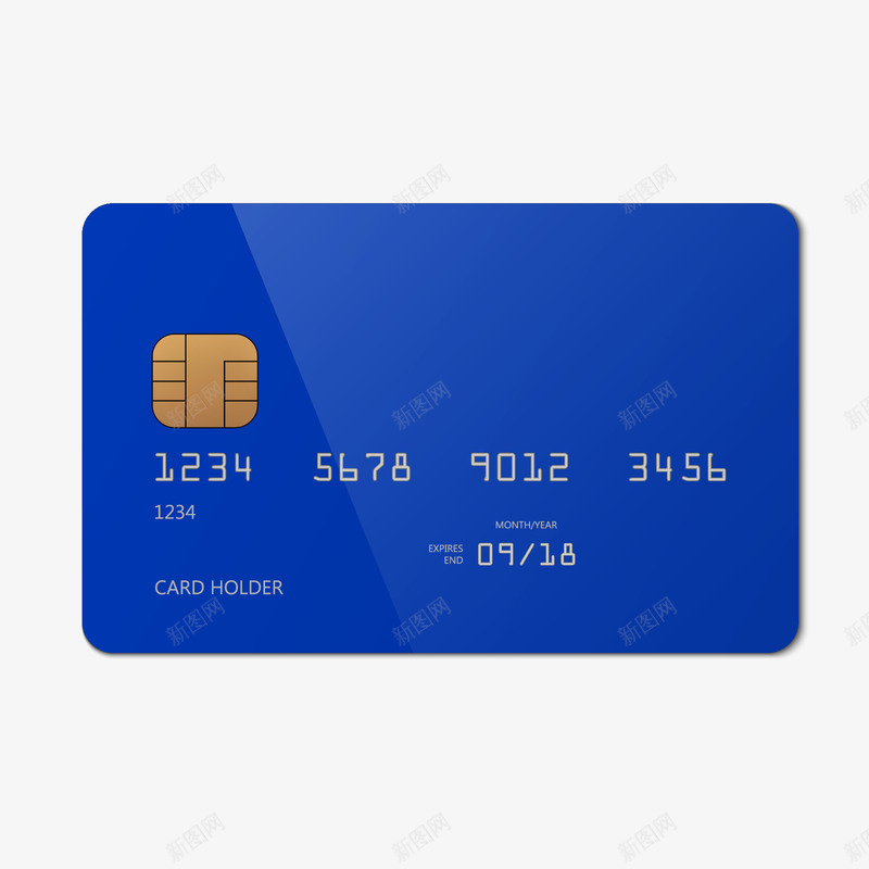 灰蓝色日常银行卡模型矢量图ai免抠素材_88icon https://88icon.com 日常 模型 灰色 蓝色 蓝色银行卡 银行卡 黄色 矢量图