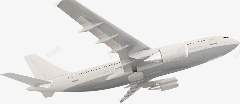 飞机模型png免抠素材_88icon https://88icon.com 白色 航空 运输 飞机