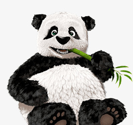 吃竹子的熊猫png免抠素材_88icon https://88icon.com 动物 熊猫 竹子 黑白