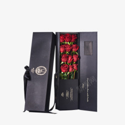 玫瑰花礼盒两盒素材