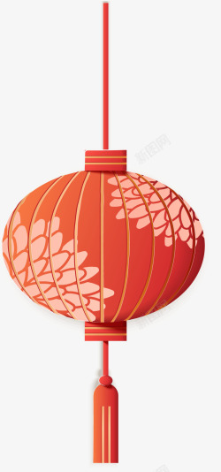 中国风新年装饰灯笼素材