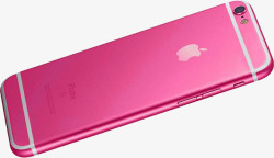 亮粉色苹果手机素材