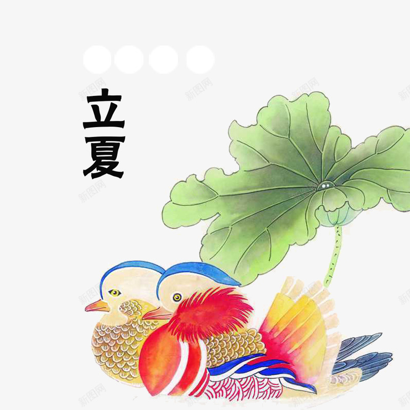 简约立夏节气荷花鸳鸯psd免抠素材_88icon https://88icon.com 中国传统 大海 树荫 游泳 立夏 简约 节气 荷塘 荷花鸳鸯 西瓜