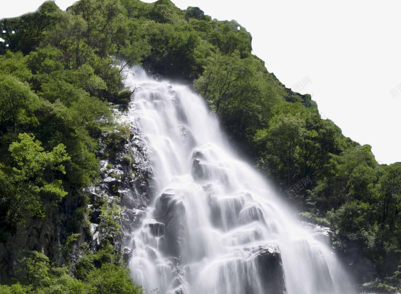 太白山上的美丽风景png免抠素材_88icon https://88icon.com 太白山 山峰 山脉 旅游景点 树木 树林 流水 瀑布 自然 风景