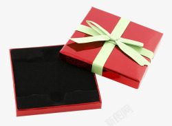扁形扁形红色礼盒高清图片