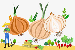 丰收的菜园素材