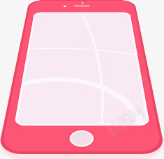 粉色手机模型图标图标