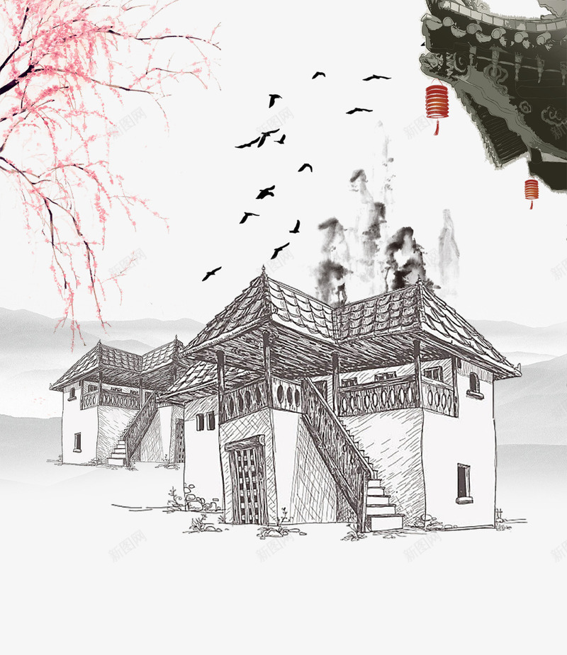 日本旅游日本印象背景png免抠素材_88icon https://88icon.com 东京 大阪 日本印象 日本建筑 日本旅游 日本旅游景点 日本旅游路线