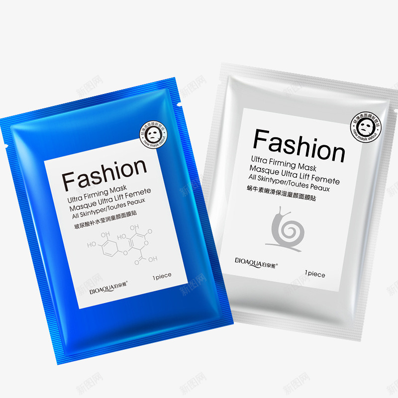 泊泉雅滢润补水面贴膜产品实物png免抠素材_88icon https://88icon.com 实物 控油护肤品 泊泉雅面膜 玻尿酸面膜 蜗牛素童颜面膜组合 补水保湿