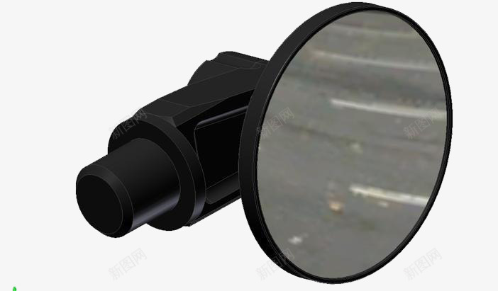 有质感的黑色反光镜png免抠素材_88icon https://88icon.com 元素 反光镜 模型 黑色