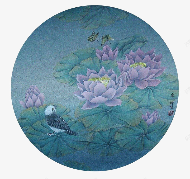 国画莲花png免抠素材_88icon https://88icon.com 国画 睡莲 荷花 莲花