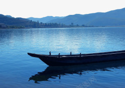 泸沽湖景点素材