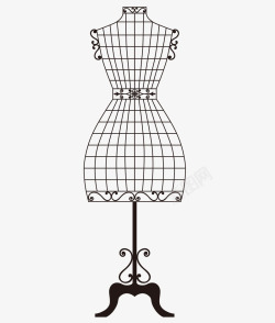 服装模型矢量图素材