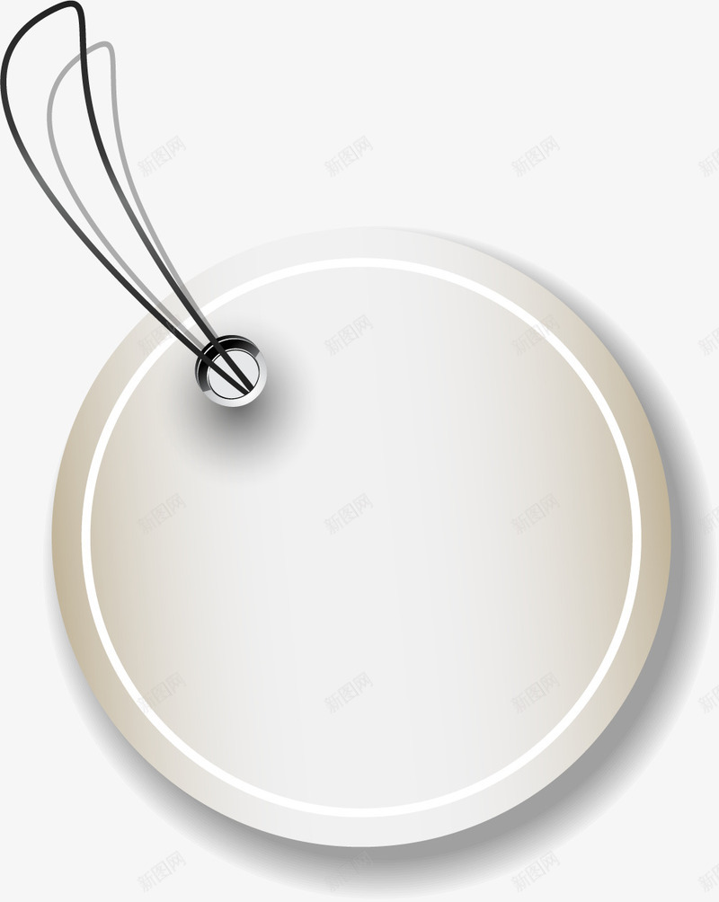 咖啡色圆形标签png免抠素材_88icon https://88icon.com 免抠PNG 咖啡色 圆圈 标签 框架 绳子 边框纹理
